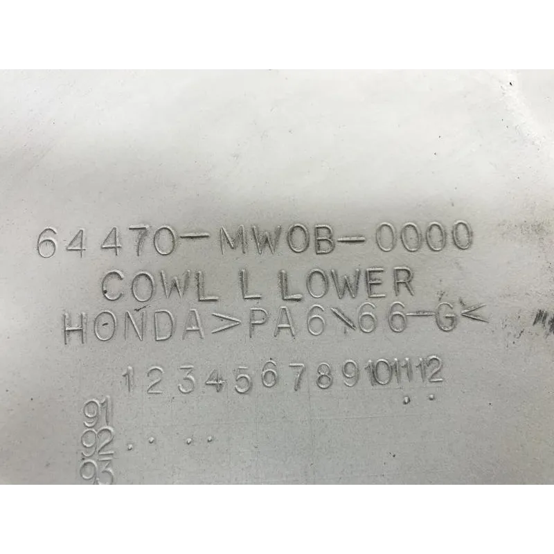 Demi sabot gauche HONDA CBR 900 RR 1998-1999 FIREBLADE