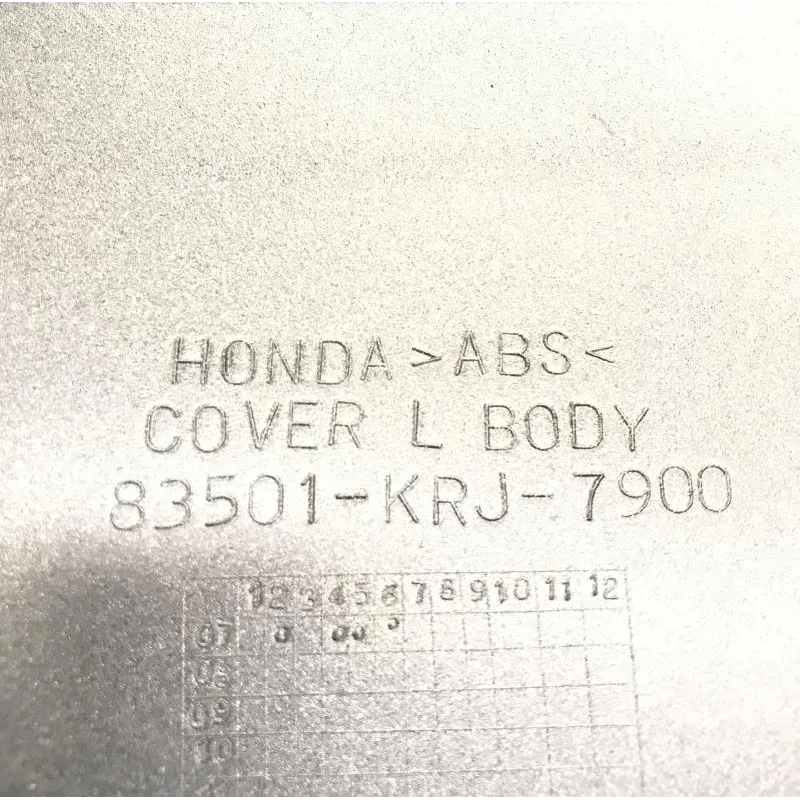 Cache carenage coque arriere gauche HONDA FES 125 2007-2013 S-WING