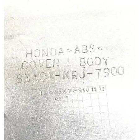 Cache carenage coque arriere gauche HONDA FES 125 2007-2013 S-WING