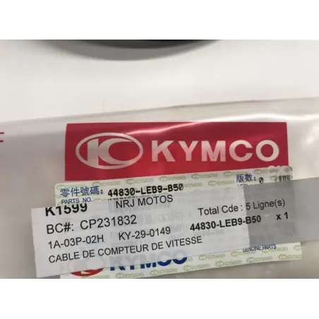 Cable compteur KYMCO AGILITY 50 2006-2008 R10 4T
