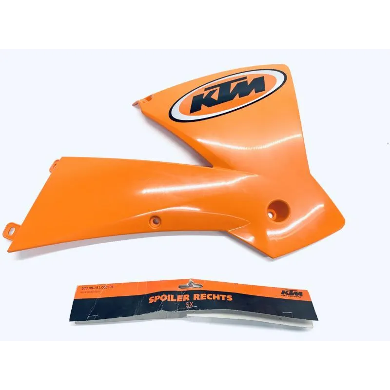 Cache carenage ecope droite KTM EXC 125 2003-2004