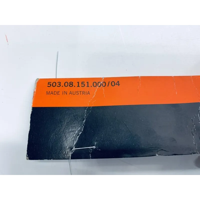 Cache carenage ecope droite KTM EXC 125 2003-2004