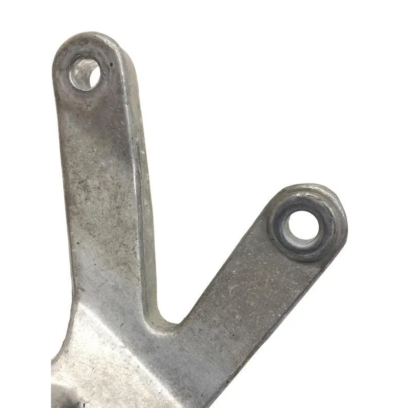 Platine et repose pieds arriere gauche YAMAHA FZR 1000 1989-1990
