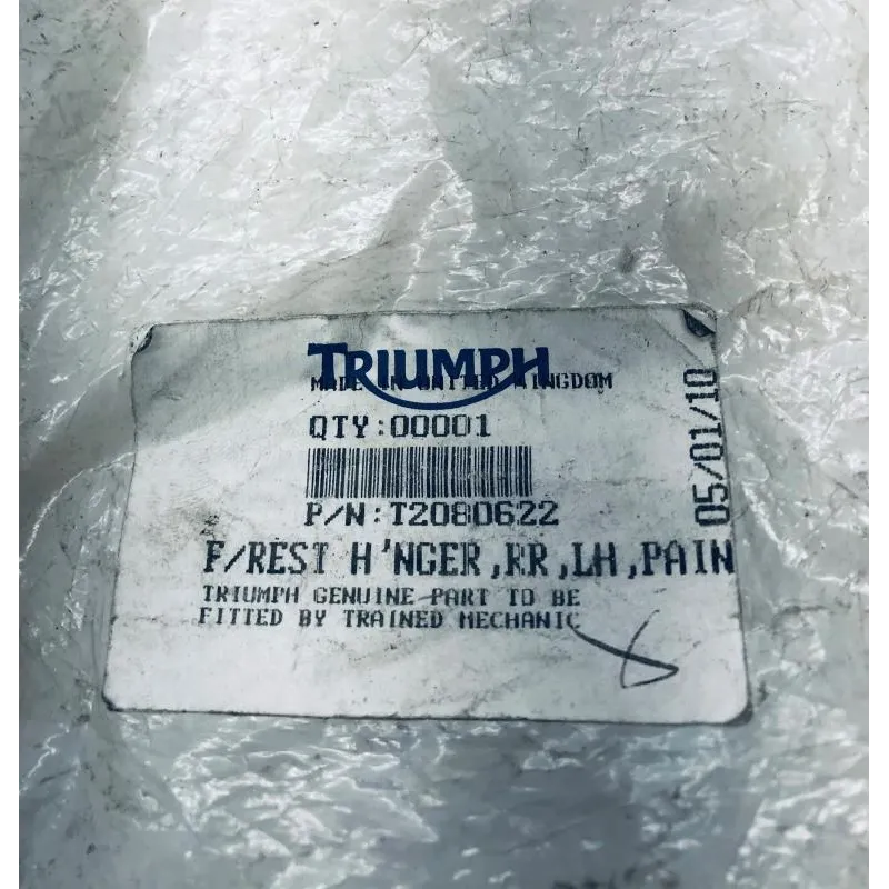 Platine arriere gauche TRIUMPH SPRINT RS 955I 1999-2001