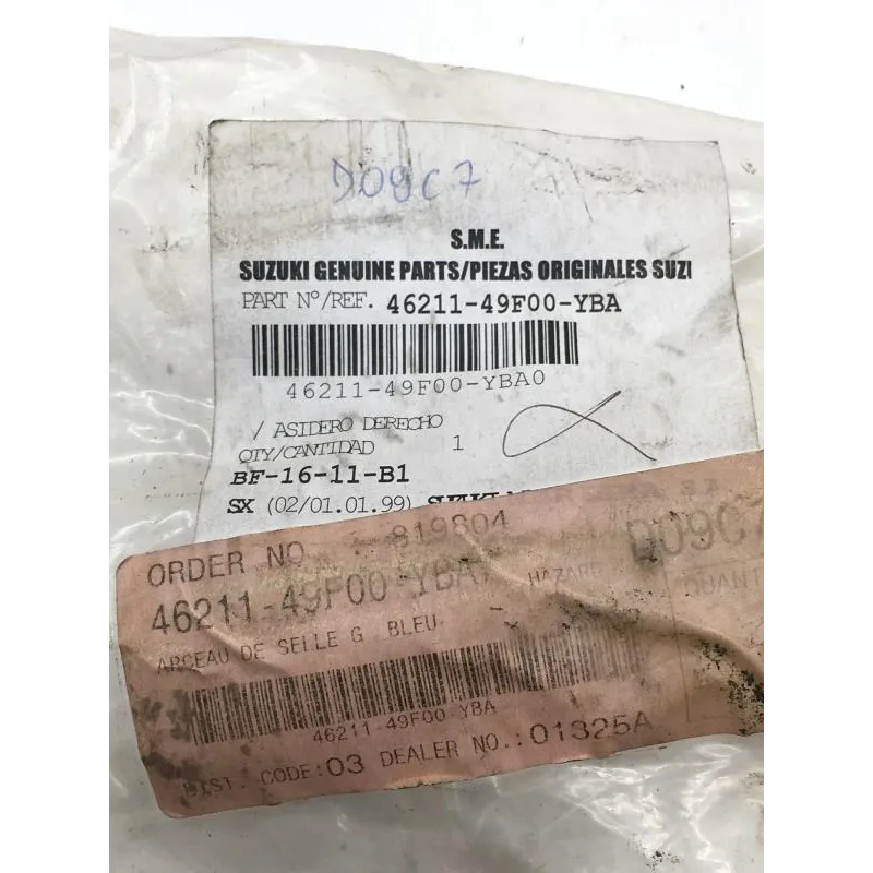 Poignee arriere gauche SUZUKI UH 125 2002-2006 BURGMAN