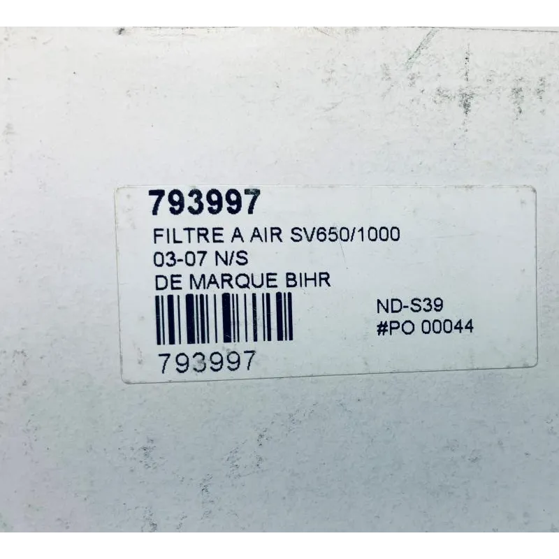 Filtre a air SUZUKI SV 650 2003-2015