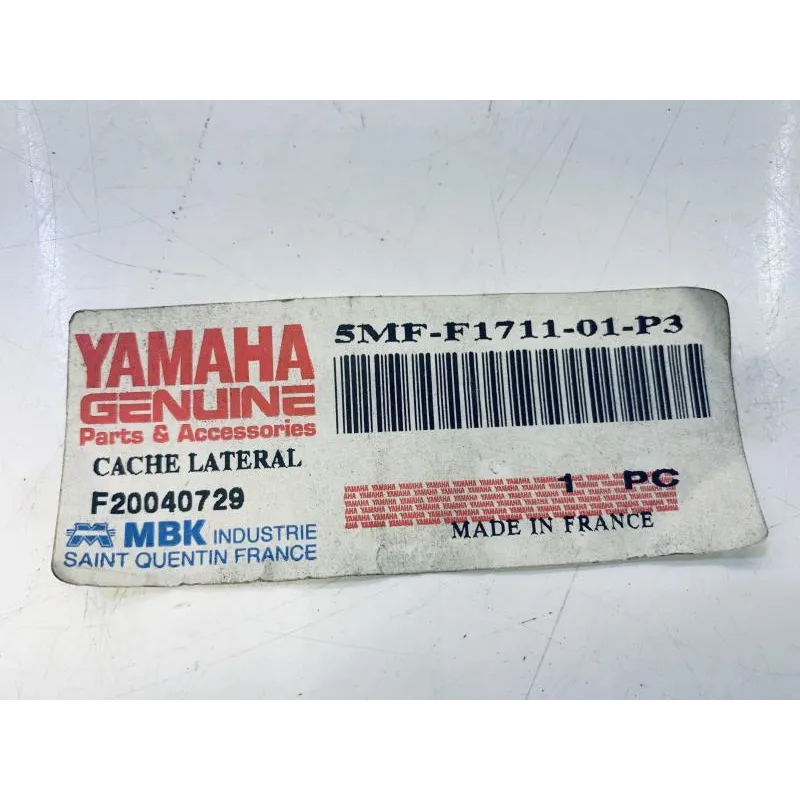 Cache carenage coque arriere gauche YAMAHA XN 125 2000-2005 TEO'S