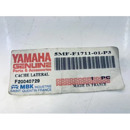 Cache carenage coque arriere gauche YAMAHA XN 125 2000-2005 TEO'S