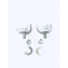 Pontets de guidon HONDA FJS 600 2001-2005 SILVER WING Pontets de guidon HONDA FJS 600 2001-2005 SILVER WING