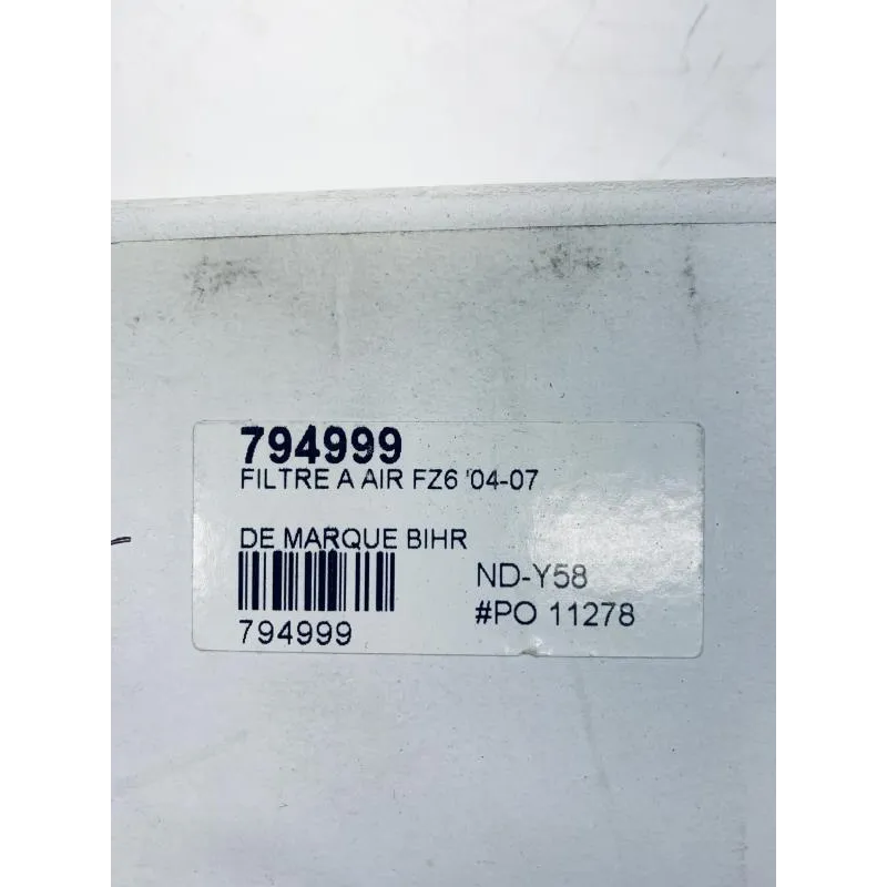 Filtre a air YAMAHA FZ6 600 2007-2009 S2