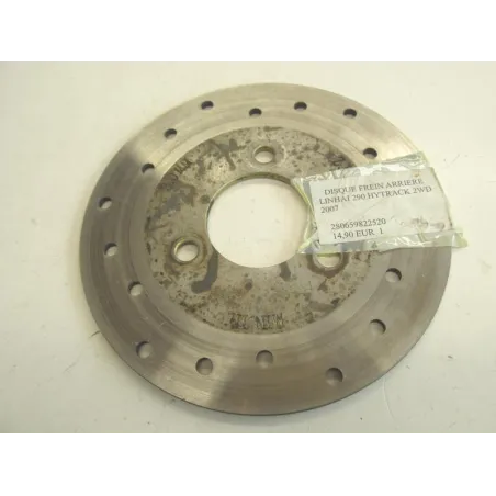 Disque frein arriere HYTRACK HY 290 2007 2WD
