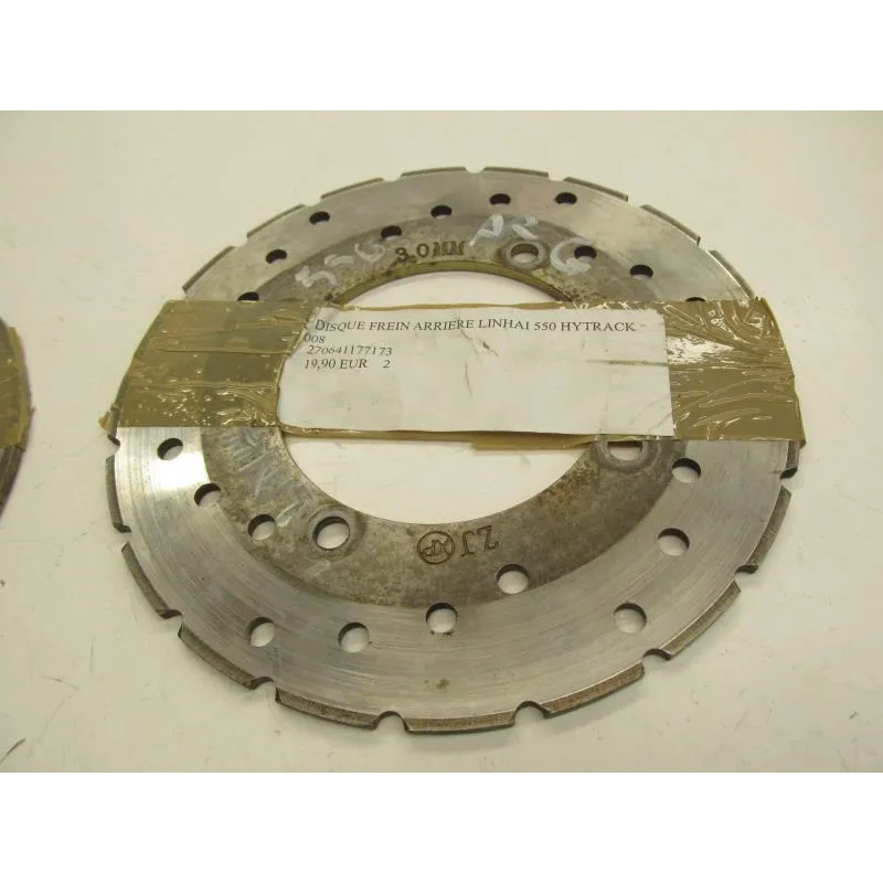 Disque frein arriere HYTRACK HY 550 4X4 2010