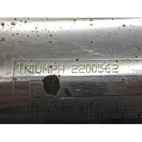 Silencieux gauche (echappement) TRIUMPH SPEED TRIPLE 1050 2008-2010