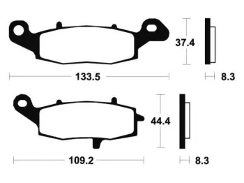 Plaquettes de frein avant SUZUKI DL 1000 2002-2006 VSTROM