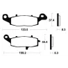 Plaquettes de frein avant SUZUKI DL 1000 2002-2006 VSTROM Plaquettes de frein avant SUZUKI DL 1000 2002-2006 VSTROM