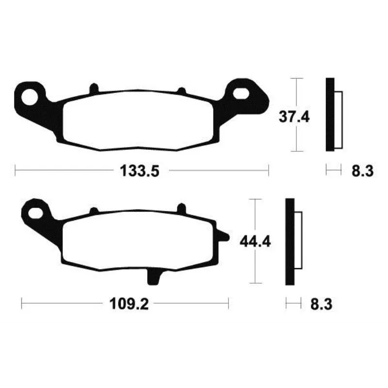 Plaquettes de frein avant SUZUKI DL 1000 2002-2006 VSTROM