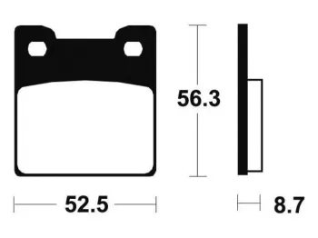 Plaquettes de frein arriere SUZUKI RF 900 R 1994-1998