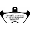 Plaquettes de frein avant BMW R 1100 GS 1994-1999 Plaquettes de frein avant BMW R 1100 GS 1994-1999