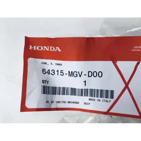 Cache interieur droit HONDA CBR 600 F 2011-2012
