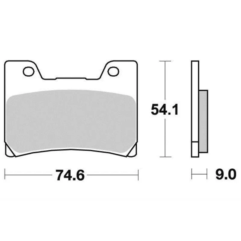Plaquettes de frein avant YAMAHA VMAX 1200 1993-2007