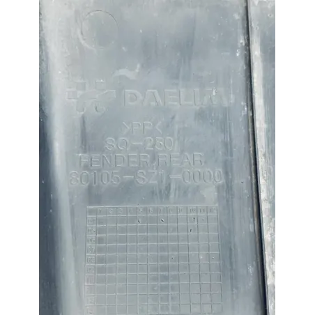 Support de plaque et eclairage DAELIM S2 SQ 125 FI 2007-2012