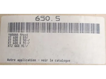 Plaquettes de frein avant YAMAHA XT E 600 1990-1994