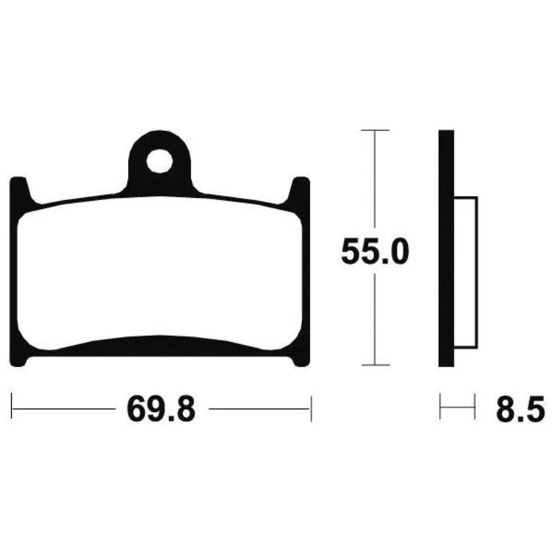 Plaquettes de frein avant TRIUMPH DAYTONA 900 1993-1996