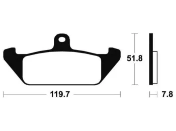 Plaquettes de frein avant CAGIVA ELEFANT 750 1993-1995