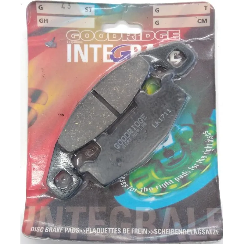 Plaquettes de frein arriere KAWASAKI ZZR 600 1990-1992