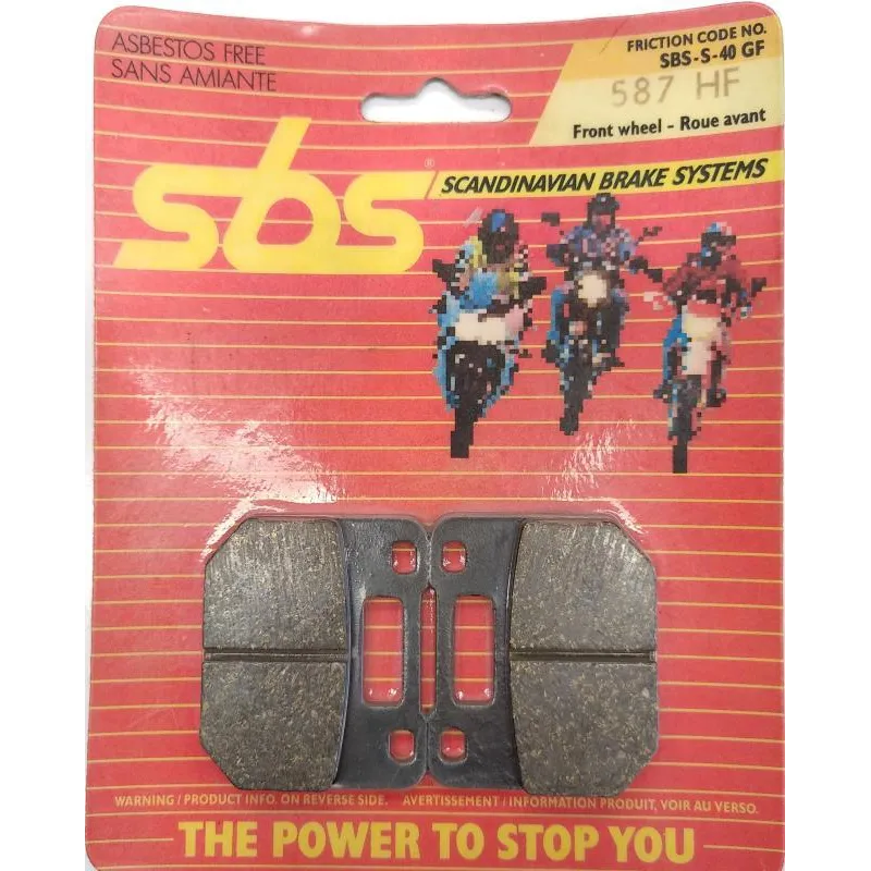 Plaquettes de frein avant SUZUKI RG 125 1985-1991 GAMMA