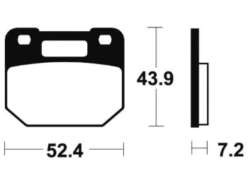 Plaquettes de frein avant SUZUKI RG 125 1985-1991 GAMMA