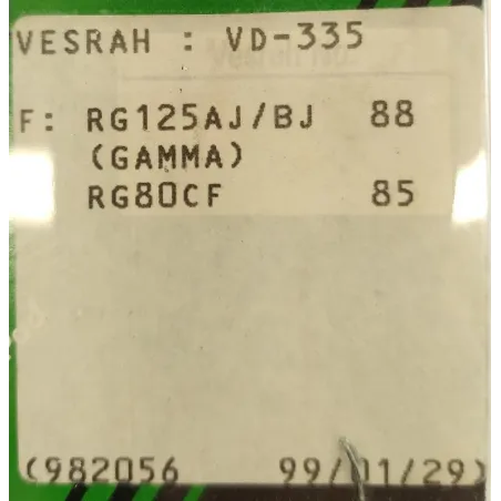 Plaquettes de frein avant SUZUKI RG 125 1985-1991 GAMMA