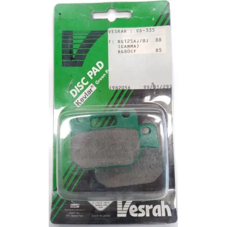 Plaquettes de frein avant SUZUKI RG 125 1985-1991 GAMMA