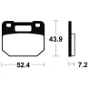 Plaquettes de frein avant SUZUKI RG 125 1985-1991 GAMMA Plaquettes de frein avant SUZUKI RG 125 1985-1991 GAMMA