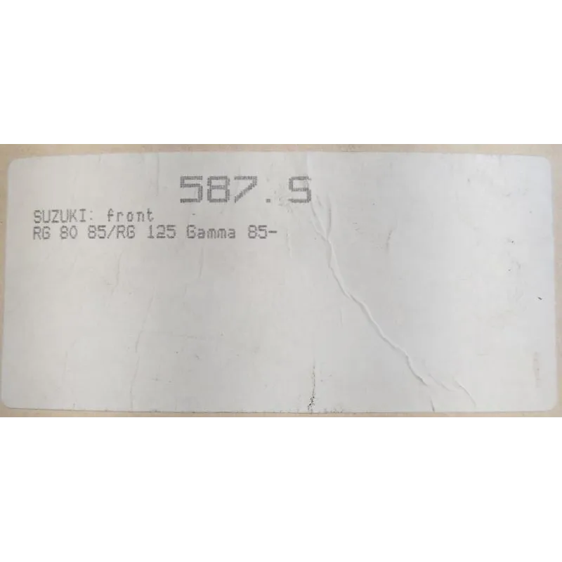 Plaquettes de frein avant SUZUKI RG 125 1985-1991 GAMMA