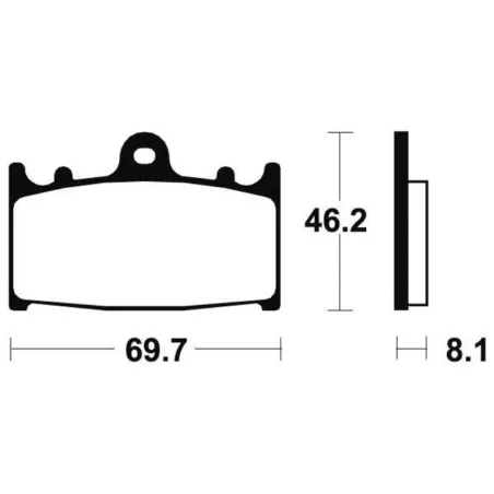 Plaquettes de frein avant SUZUKI RGV 250 1991-1996