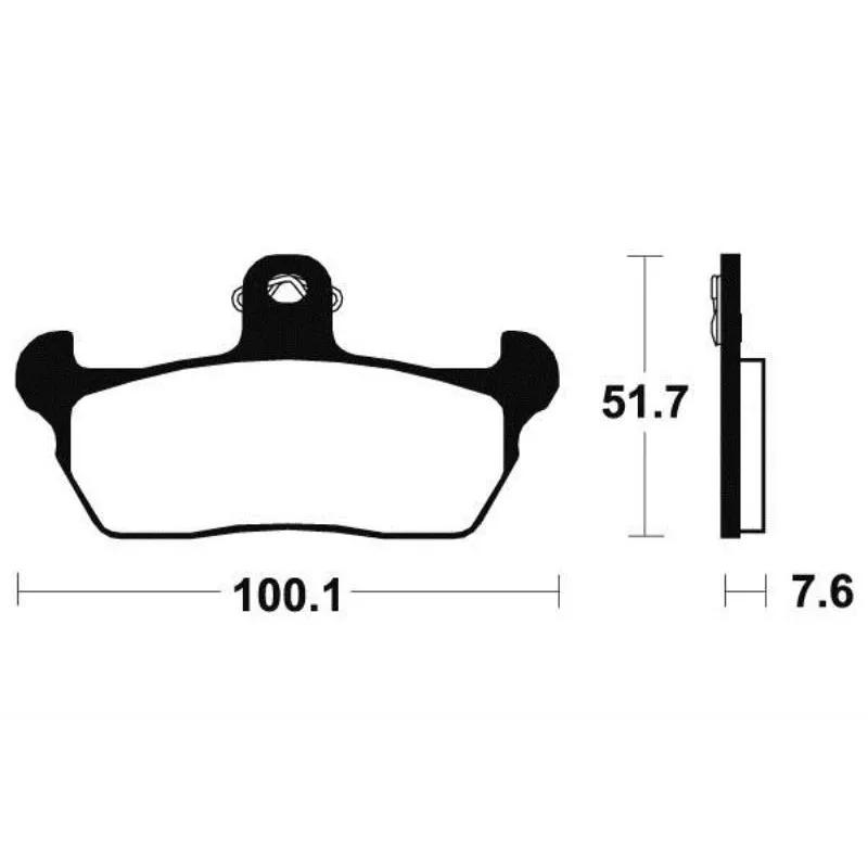 Plaquettes de frein avant CAGIVA ELEFANT 750 1993-1995