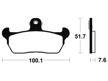 Plaquettes de frein avant CAGIVA ELEFANT 750 1993-1995