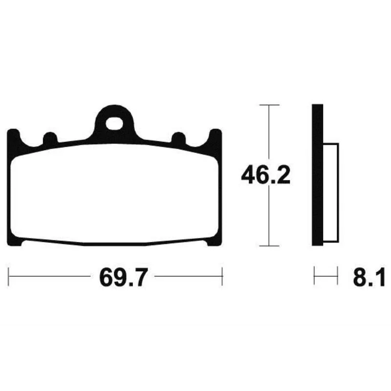 Plaquettes de frein avant SUZUKI RGV 250 1991-1996