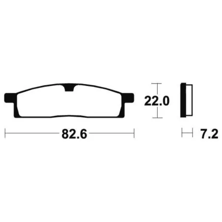 Plaquettes de frein avant YAMAHA DT 50 LC 1998-2000