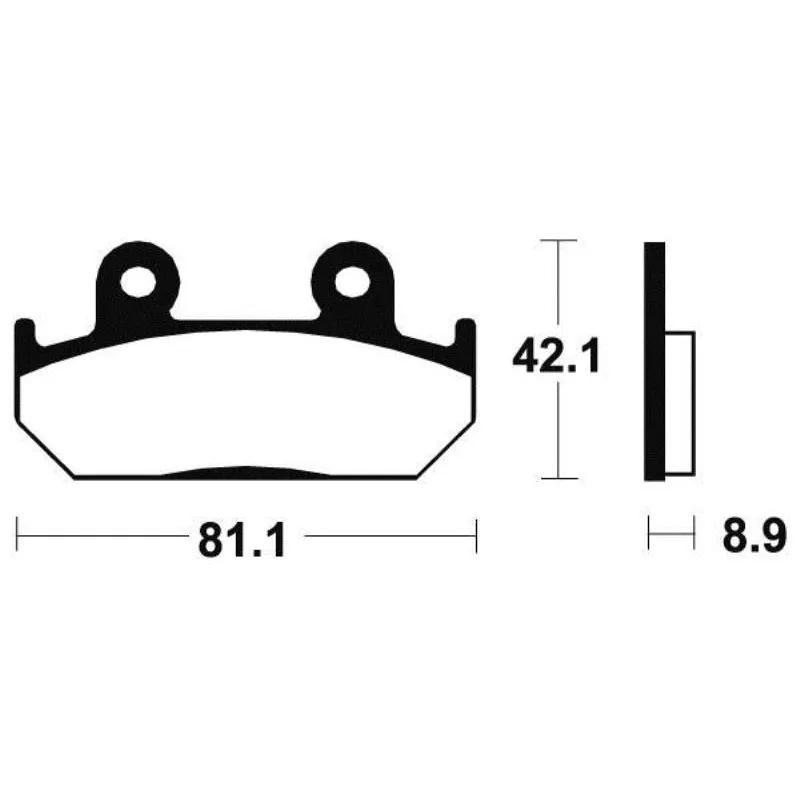 Plaquettes de frein avant HONDA CBR 600 F 1991-1994