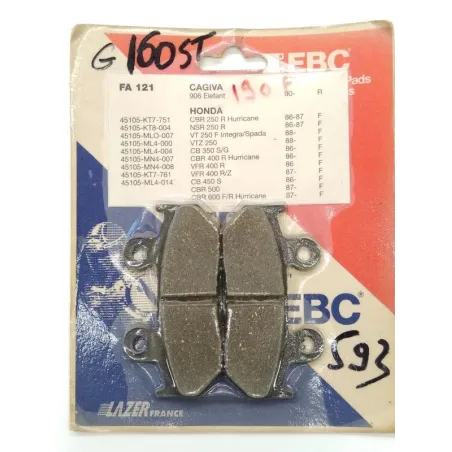 Plaquettes de frein avant HONDA CBR 600 F 1991-1994