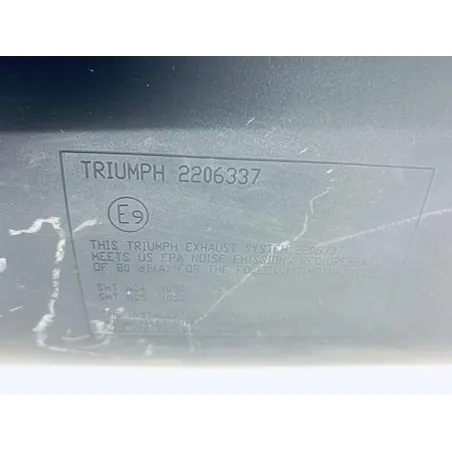 Silencieux droit (echappement) TRIUMPH SPEED TRIPLE 1050 S 2018-2020