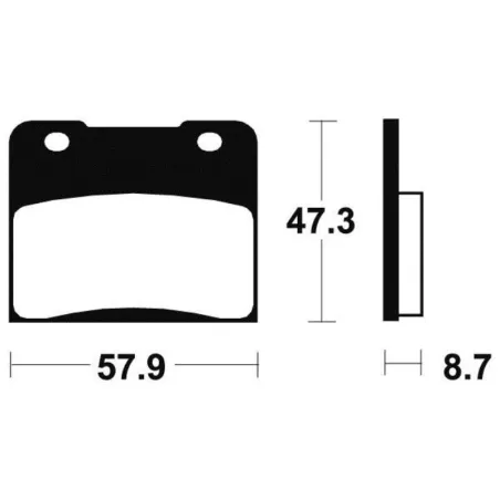 Plaquettes de frein avant SUZUKI RG 250 1985-1987 GAMMA