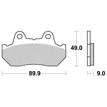 Plaquettes de frein avant HONDA GL 1100 1980-1983 GOLDWING
