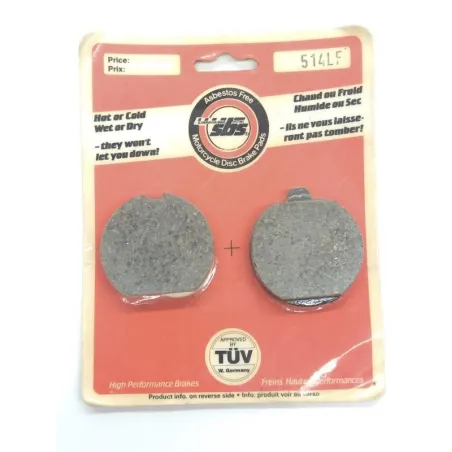 Plaquettes de frein arriere KAWASAKI KZ 650 B 1977-1979