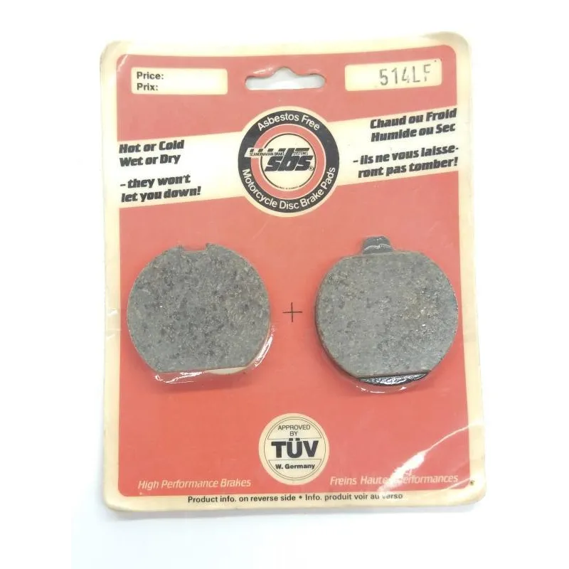 Plaquettes de frein arriere KAWASAKI KZ 650 B 1977-1979