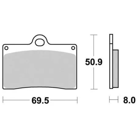 Plaquettes de frein avant DUCATI MONSTER 600 1993-1997