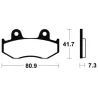 Plaquettes de frein avant HONDA NSR 125 1988-1992 Plaquettes de frein avant HONDA NSR 125 1988-1992