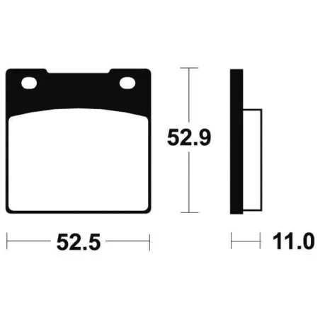 Plaquettes de frein avant HONDA CB 400 N 1978-1983